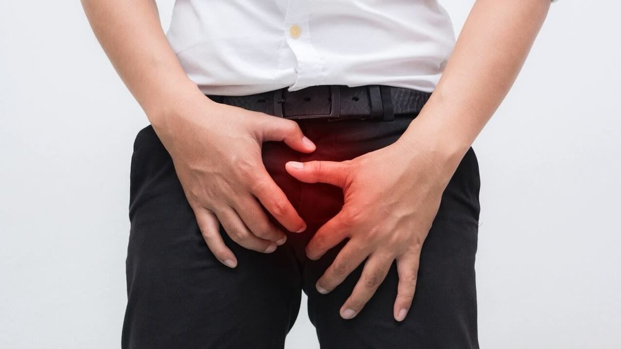 Genitalschmerzen bei Prostatitis